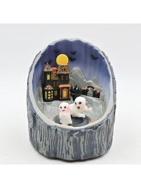 Animated Log Ghost Scene Hyde Eek Target Halloween Lights & Music Decor
